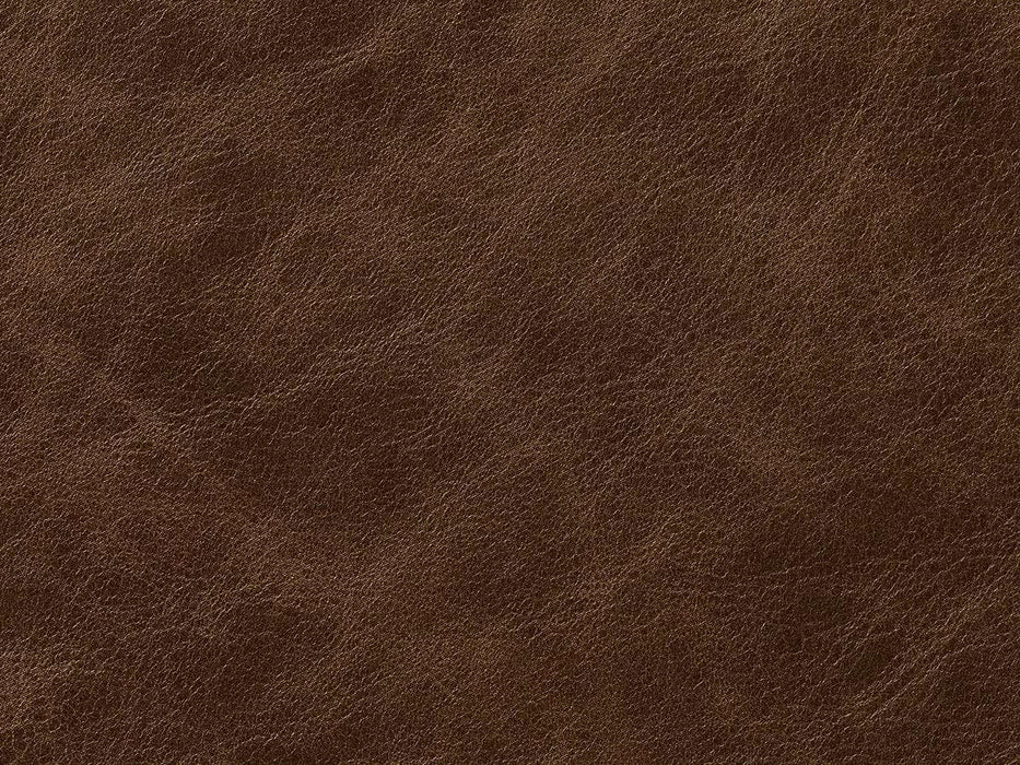Storage Ottoman - Tan Faux Leather