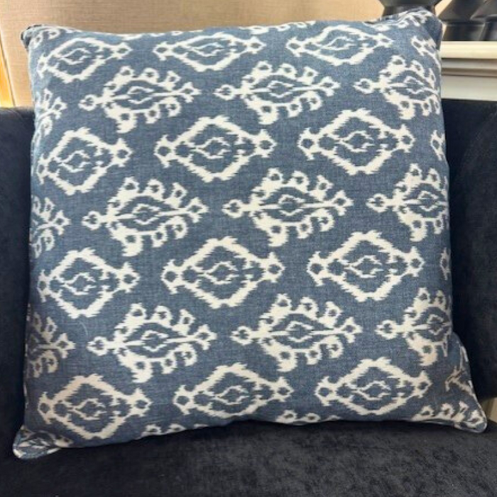 Tansy Navy Piped Cushions
