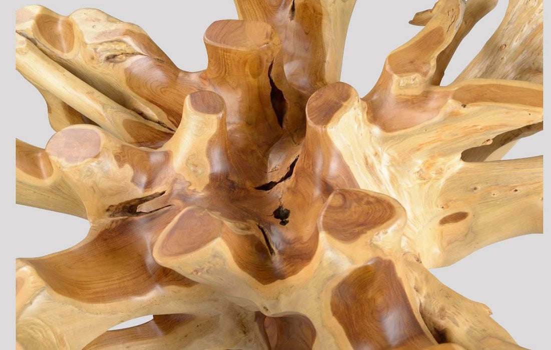 Teak Root Square Dining Table