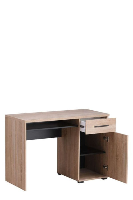Sonoma Oak Effect and Black Desk