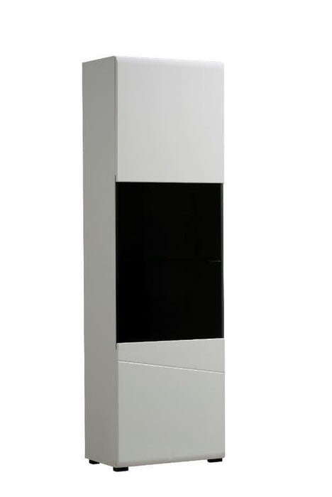 White Tall Display Cabinet
