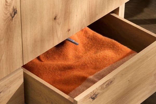 Artisan Oak Effect 2-Door 2-Drawer Double Wardrobe P8AEER72