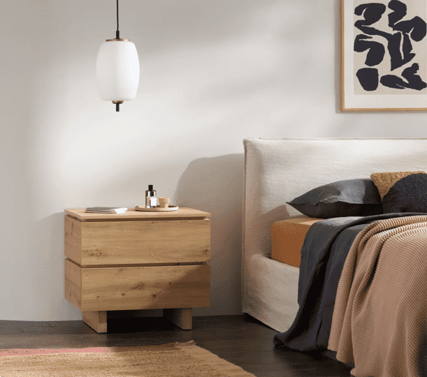 Artisan Oak Effect 2-Drawer Bedside P8AEER22