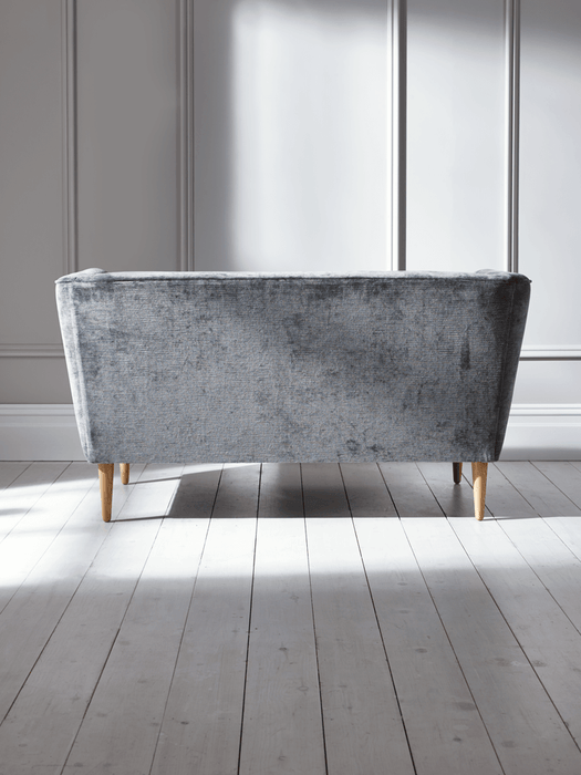 Timsbury Lustre Velvet Sofa - Grey
