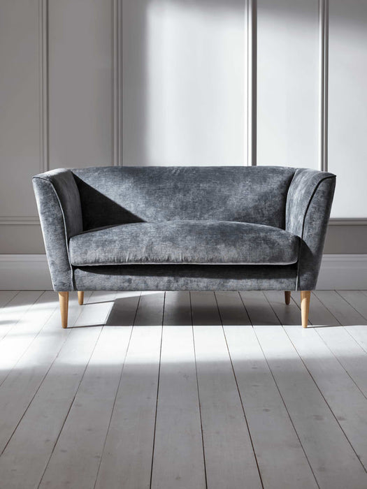 Timsbury Lustre Velvet Sofa - Grey