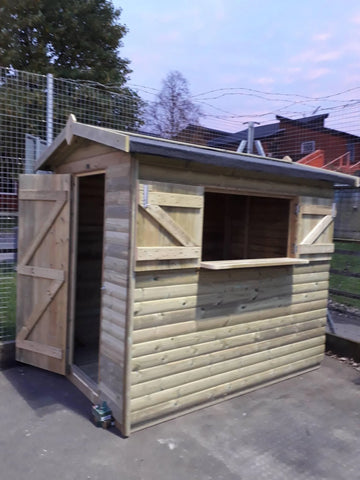 Tuck Shop Shed Heavy Duty Pressure Treated Timber Garden Building