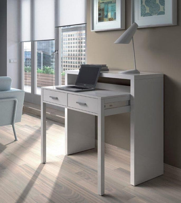 Artic White Desk/Dressing Table or Console Table