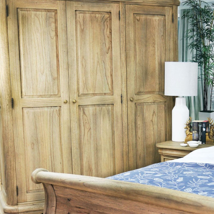 Tuscany Sleigh Triple Wardrobe