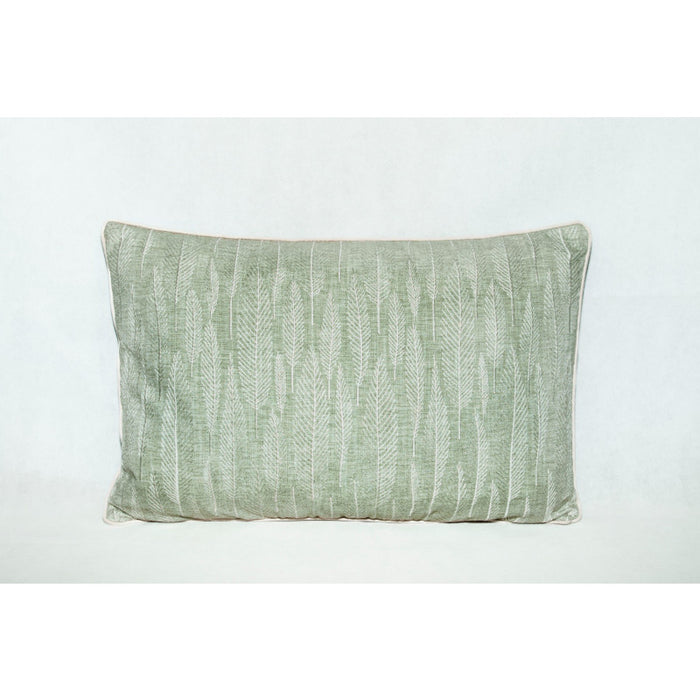 Erika Mint Piped Cushion