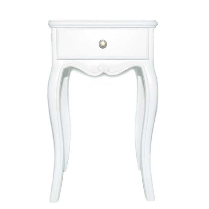 Lyon One Drawer French Bedside Table