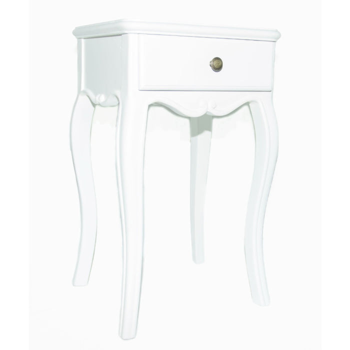 Lyon One Drawer French Bedside Table