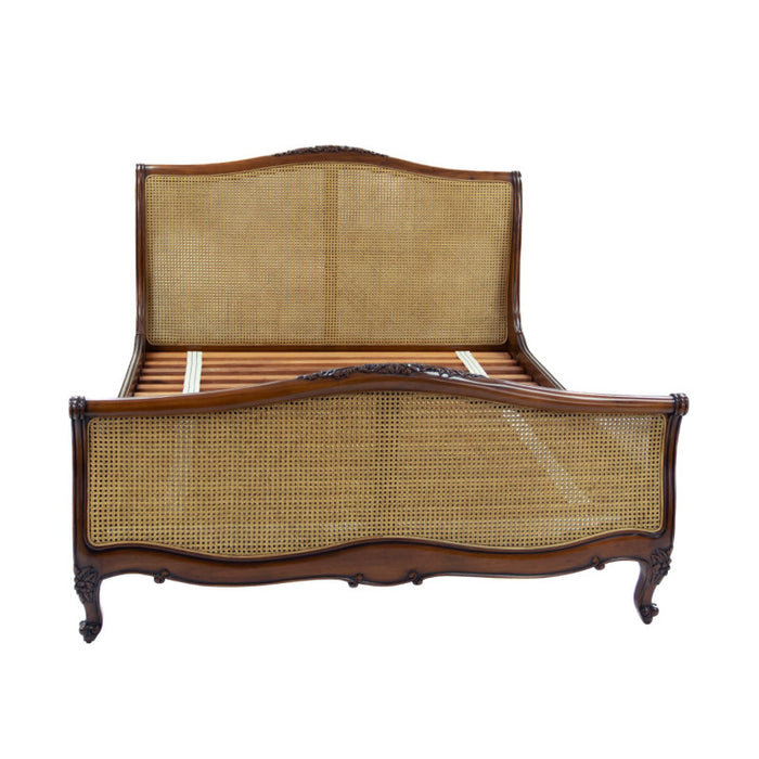 Alexander French Cane Louis XV Bed