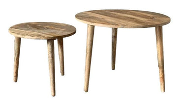 Light Retro Chic Nest of Tables