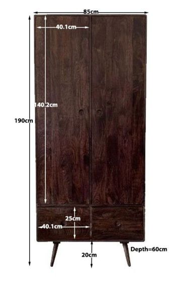 Acre & Artisan Vintage Mango Wardrobe