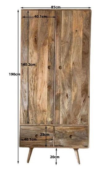 Acre & Artisan Light Vintage Mango Wardrobe