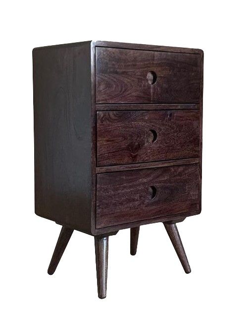 Vintage Mango 45cm 3 Drawer Chest - In Stock
