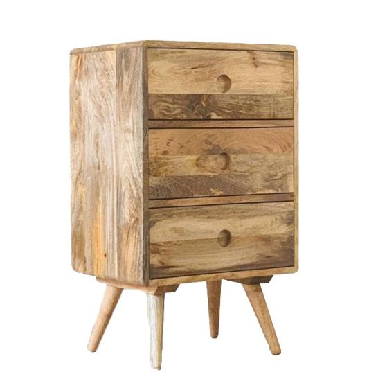 Acre & Artisan Light Vintage Mango 3 Drawer Chest (45cm)