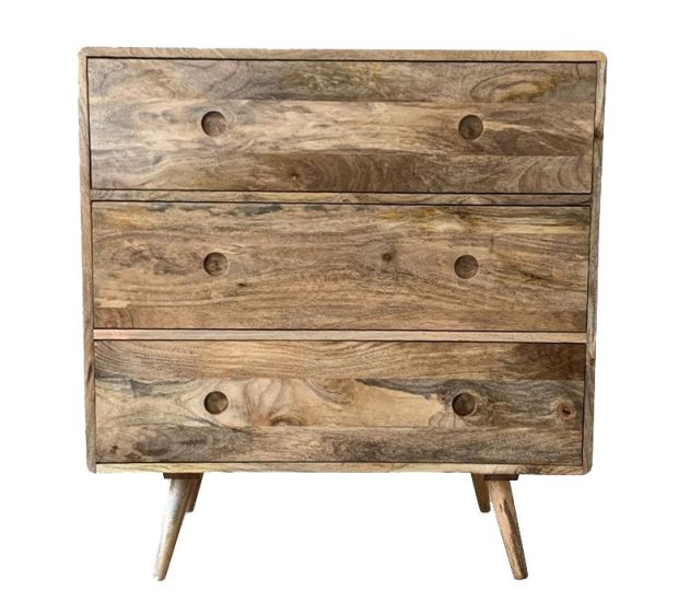 Acre & Artisan Light Vintage Mango Chest Of Drawers (85cm)