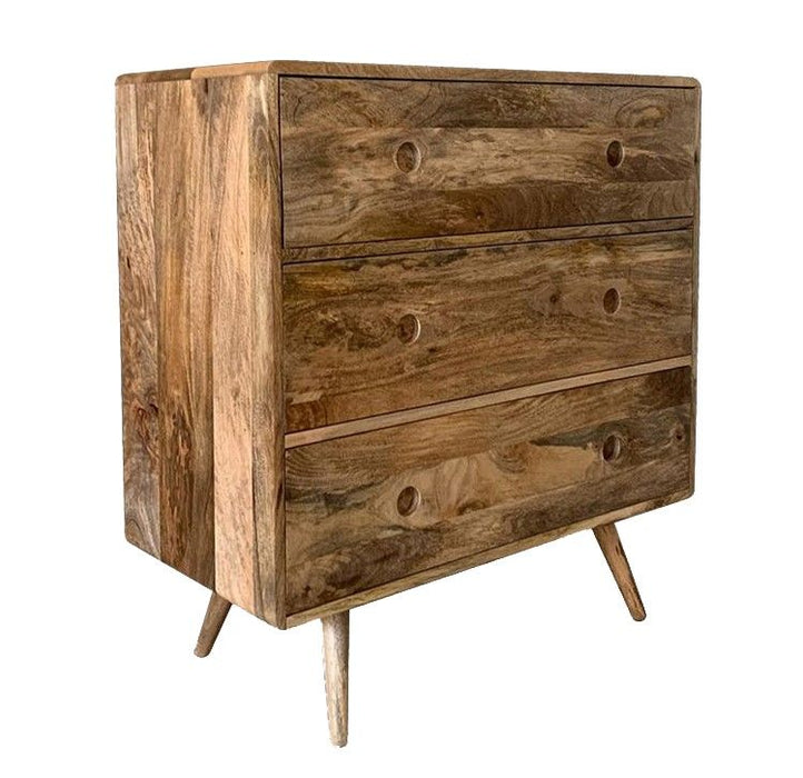 Light Vintage Mango 85cm Chest of Drawers - Due 29th November
