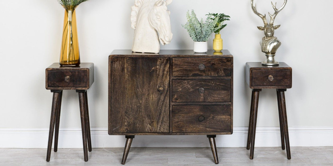 Vintage Mango 85cm Sideboard - In Stock
