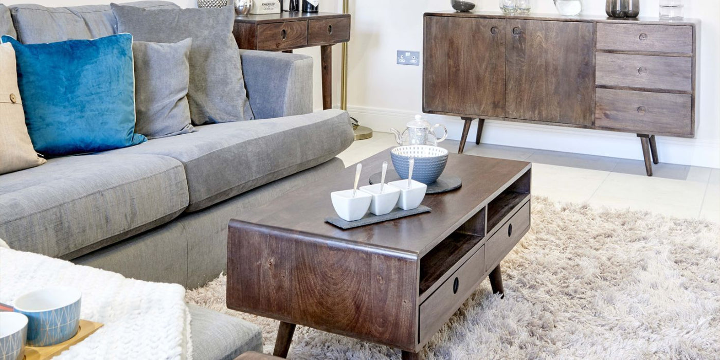 Vintage Mango 140cm Sideboard - In Stock