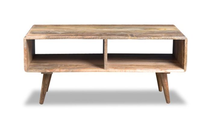 Acre & Artisan Light Retro Chic Open Coffee Table (90cm)