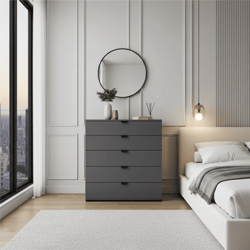 Amos Mann Grey Chest of Drawers
