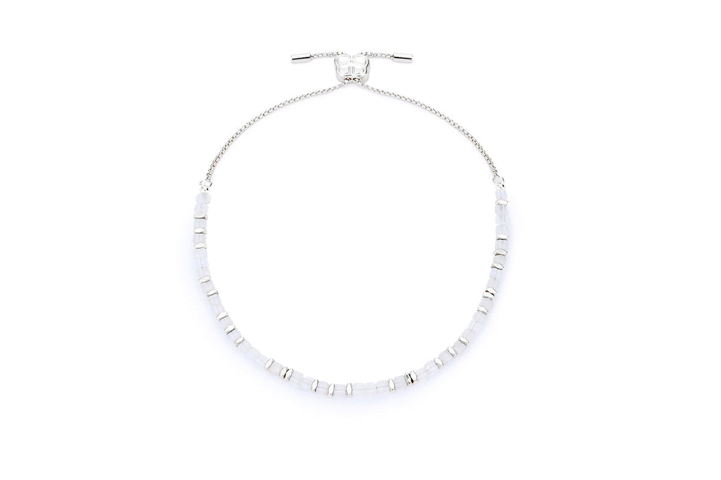 Valentina Silver & Rainbow Moonstone Bracelet
