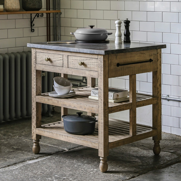Vancouver Contemporary Rustic Kitchen Island