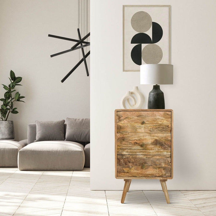 Geo Light Mango 45cm 3 Drawer Chest - In Stock