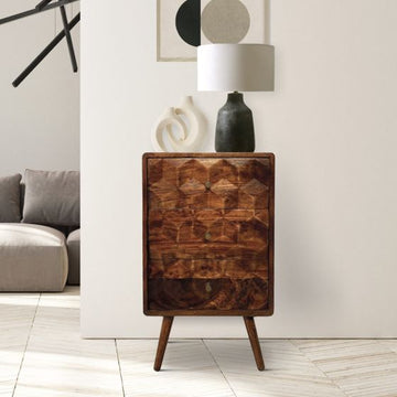 Geo Mango 45cm 3 Drawer Chest
