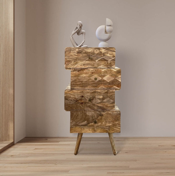 Geo Light Mango 45cm Chest of Drawers - In Stock last one remaining