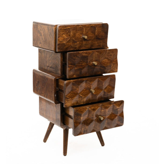Geo Mango 45cm Chest of Drawers - In Stock