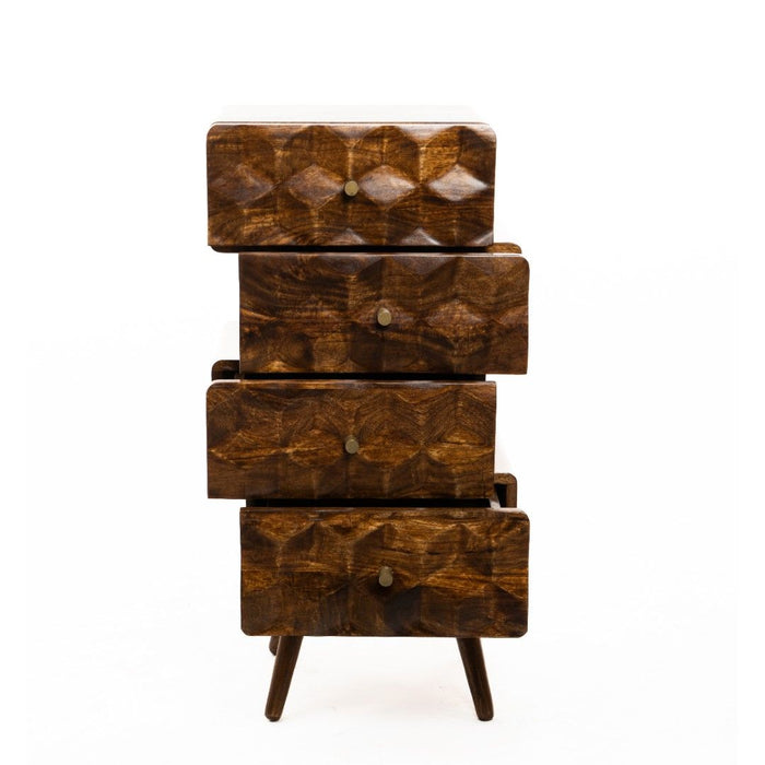 Geo Mango 45cm Chest of Drawers - In Stock