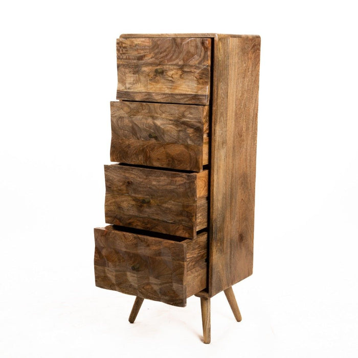 Geo Light Mango 45cm Tall Chest - In stock