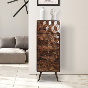 Geo Mango 45cm Tall Chest