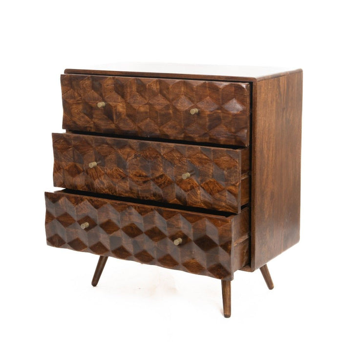 Geo Mango 85cm Chest of Drawers - In Stock