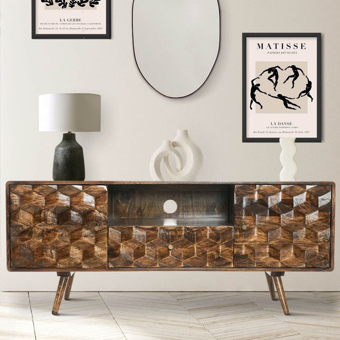 Geo Mango 145cm Media Unit - In Stock