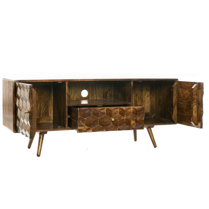 Ex Display Geo Mango 145cm Media Unit - One Available