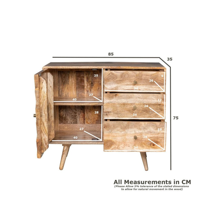 Geo Mango 85cm Sideboard - In Stock