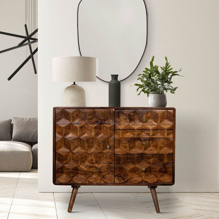 Geo Mango 85cm Sideboard - In Stock