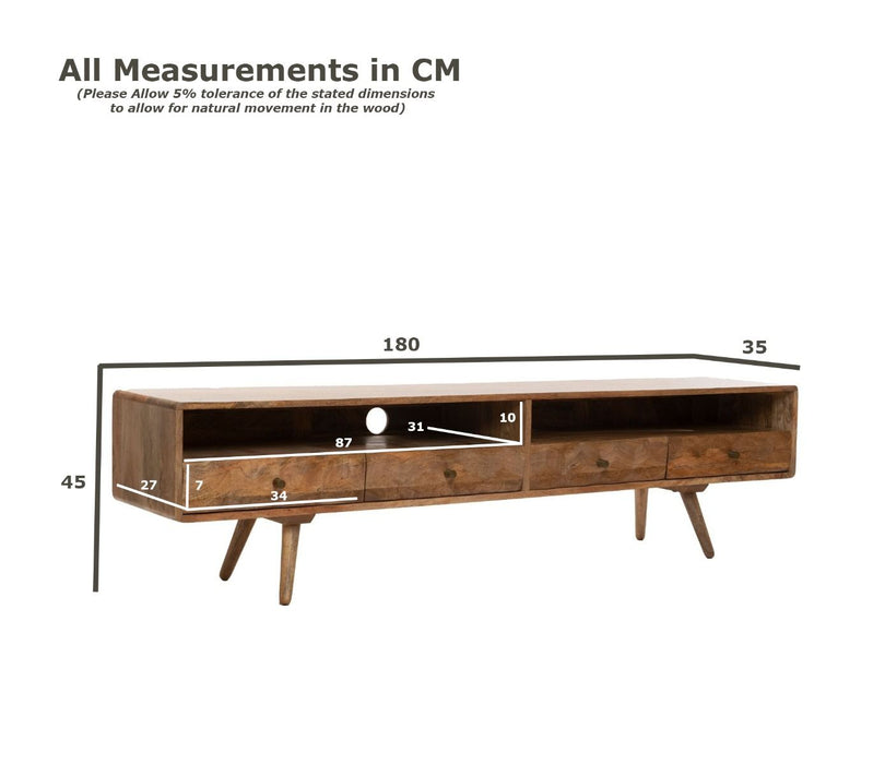 Geo Light Mango 180cm TV Unit - In Stock