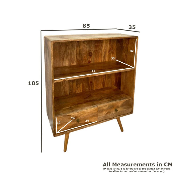Geo Light Mango 85cm Bookshelf - In Stock