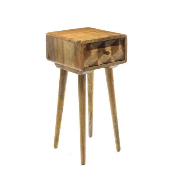 Acre & Artisan Geo Light Mango Lamp Table