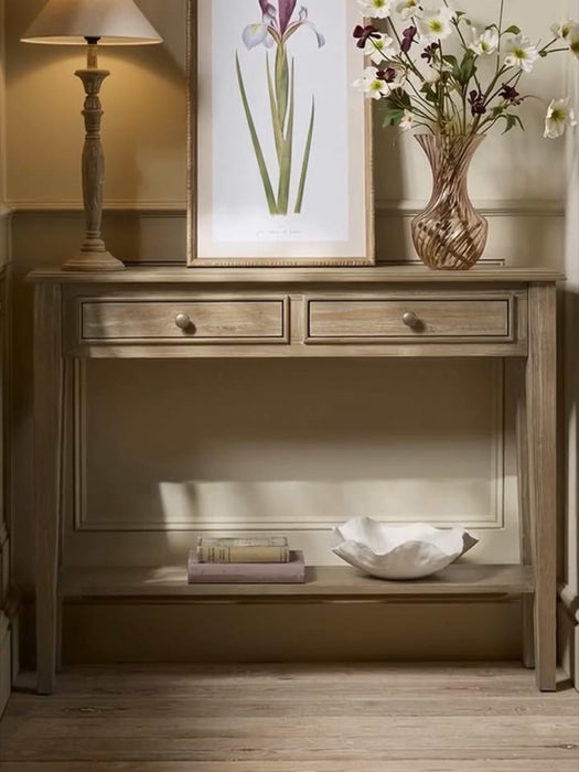 Camille Console Table - Limewashed