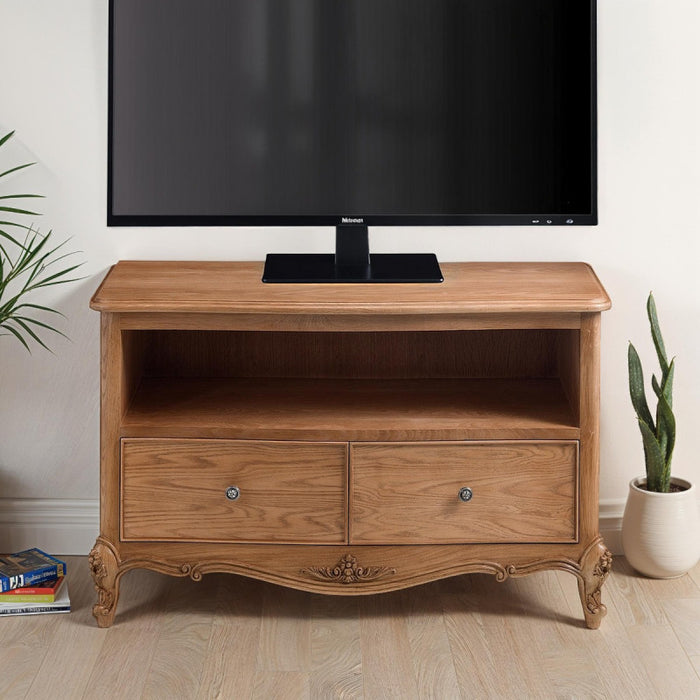 Villeneuve Oak French Style TV Cabinet