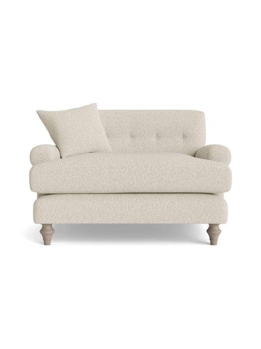 Visby Loveseat â€“ Natural Boucle