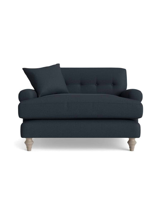 Visby Loveseat - Nordic Blue Cotton Linen