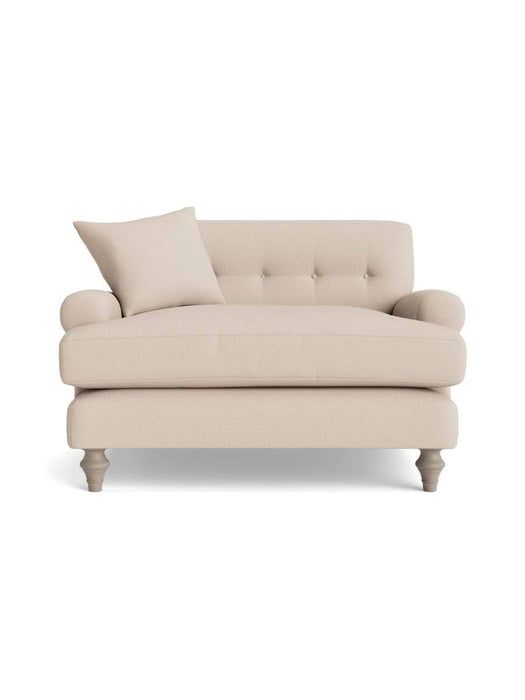 Visby Loveseat Ã¢â‚¬â€œ Oat Cotton Linen