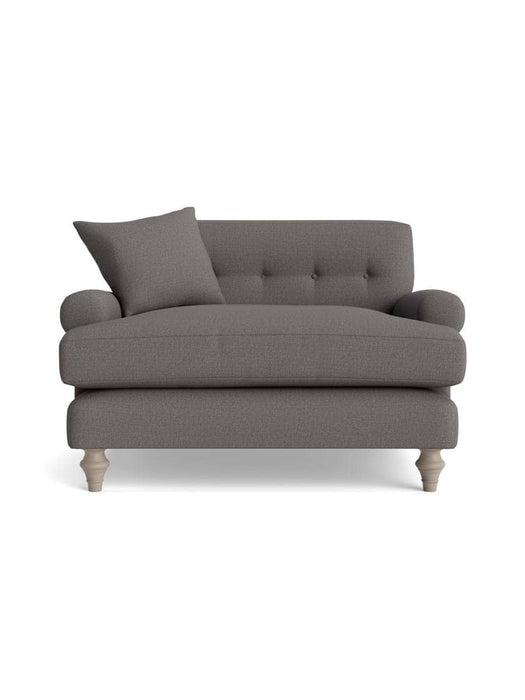 Visby Loveseat ƒ¢¢‚¬¢€œ Steel Cotton Linen